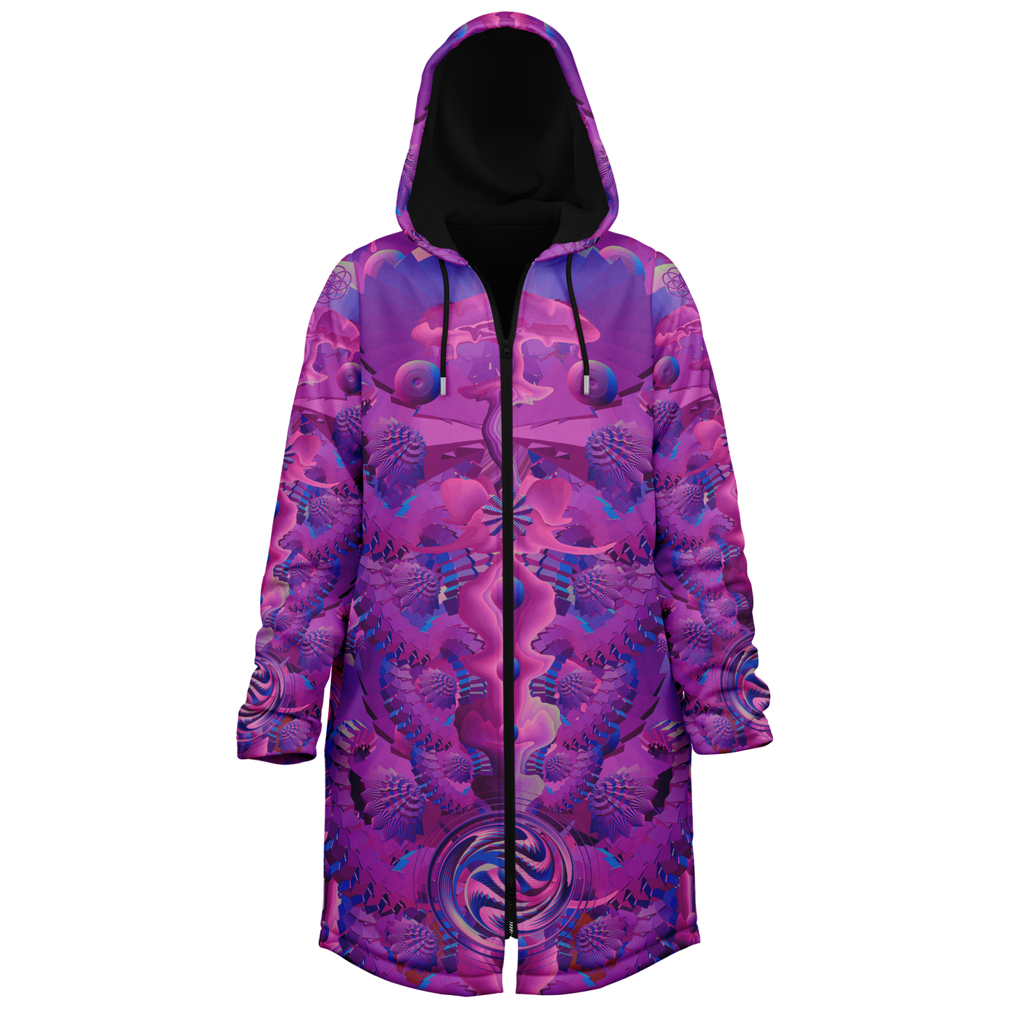 Shroom Flower of Life Pink Cloak