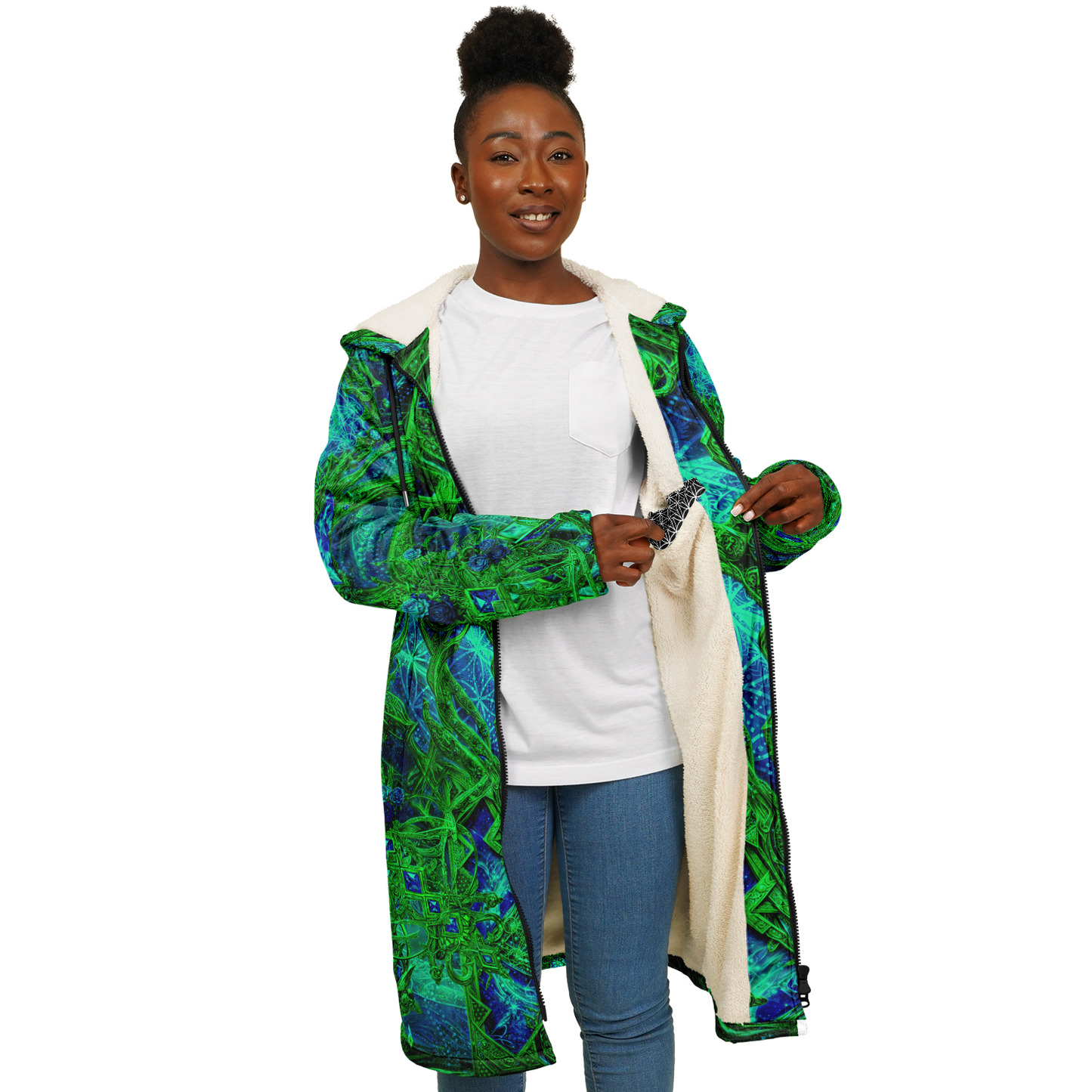 Cosmic Cross Green Cloak