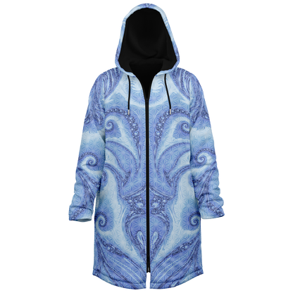 Blue Cosmic Flower of Life Cloak