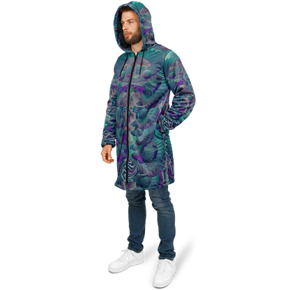 Shroom Flower of Life Teal Cloak