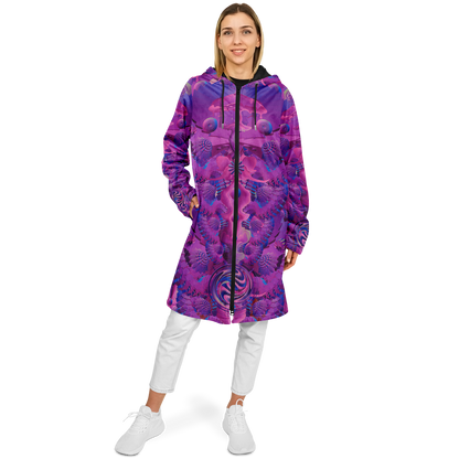 Shroom Flower of Life Pink Cloak