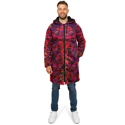 Shroom Flower of Life Red Cloak
