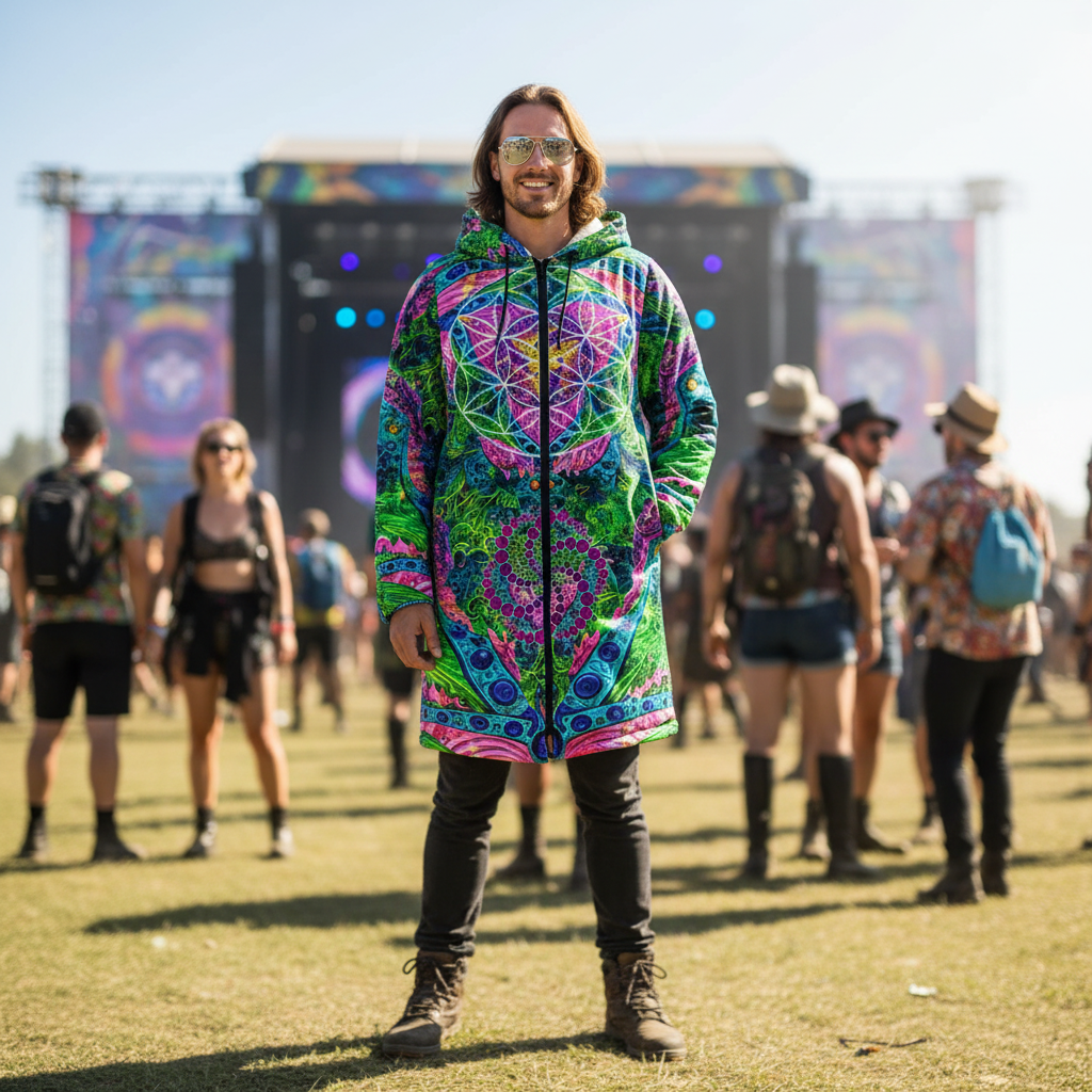 Psy Tribal Shroom Cloak