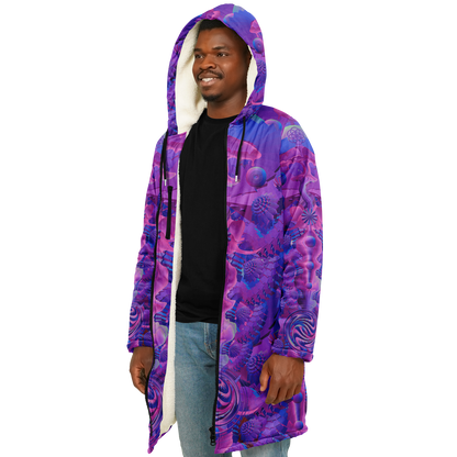 Shroom Flower of Life Purple Cloak