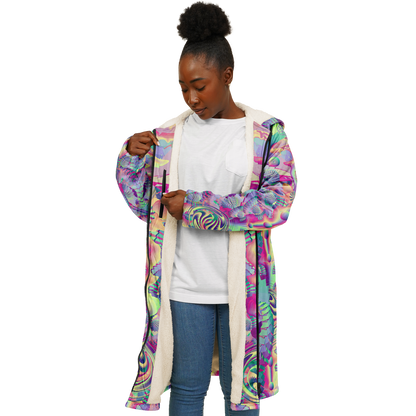 Shroom Flower of Life Pastel Rainbow Cloak