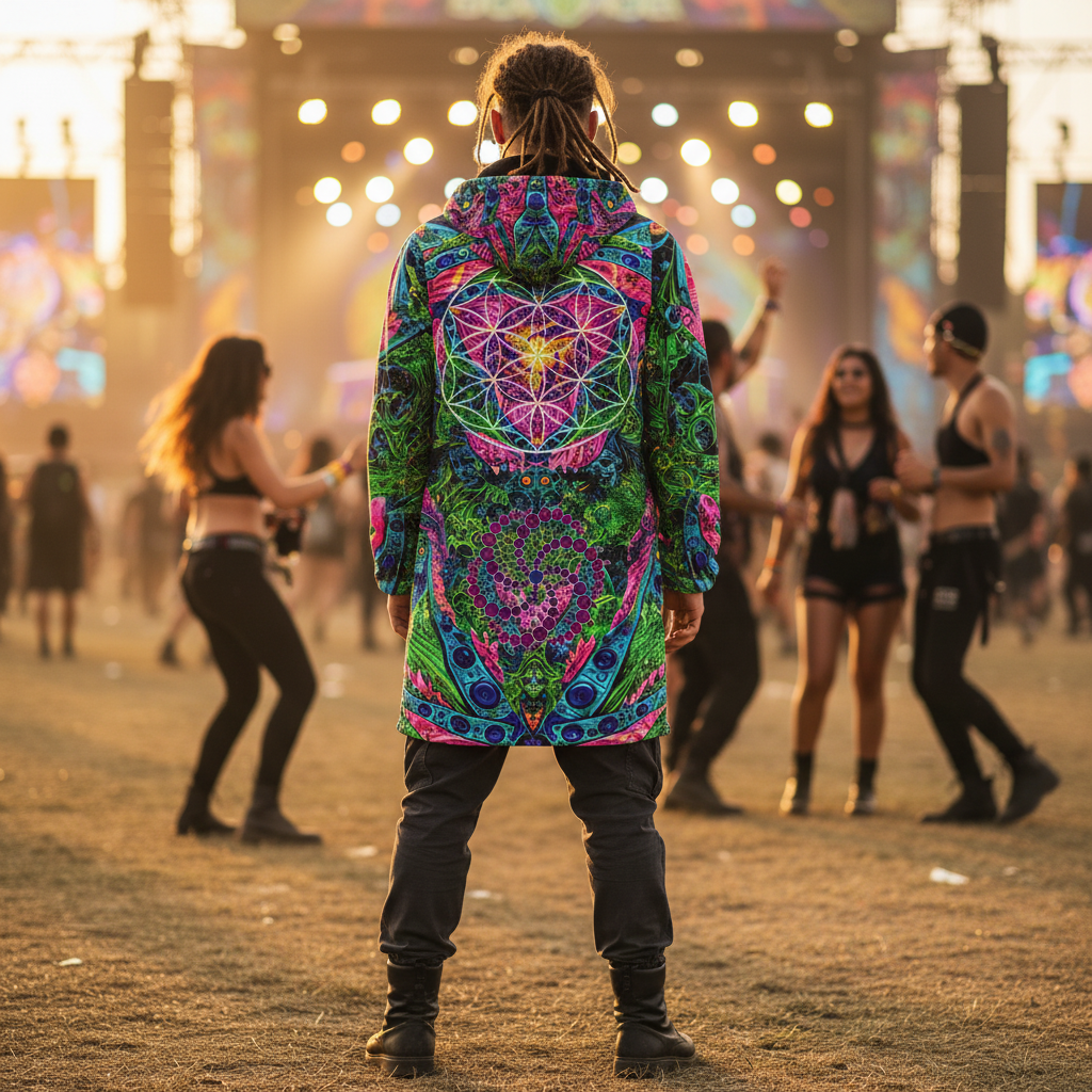 Psy Tribal Shroom Cloak