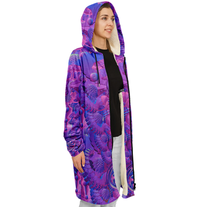 Shroom Flower of Life Purple Cloak