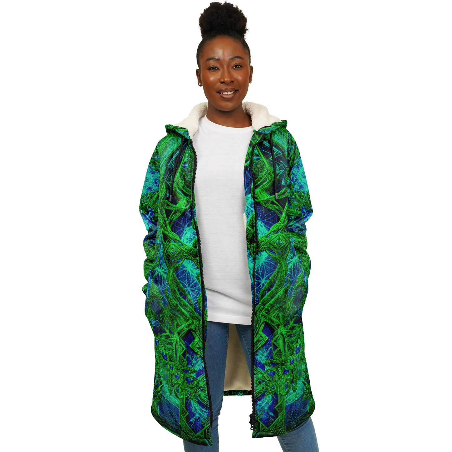 Cosmic Cross Green Cloak