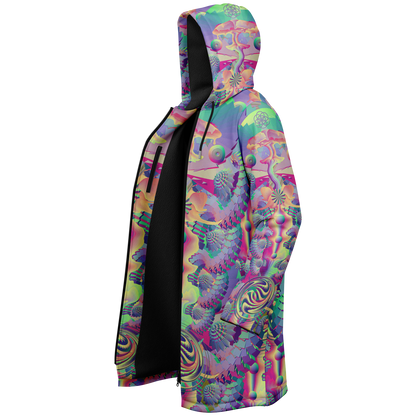 Shroom Flower of Life Pastel Rainbow Cloak