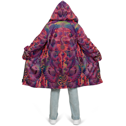 Shroom Flower of Life Fuchsia Cloak