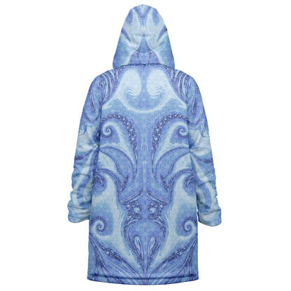 Blue Cosmic Flower of Life Cloak