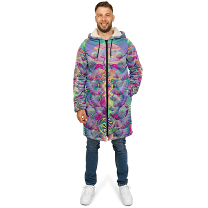 Shroom Flower of Life Pastel Rainbow Cloak