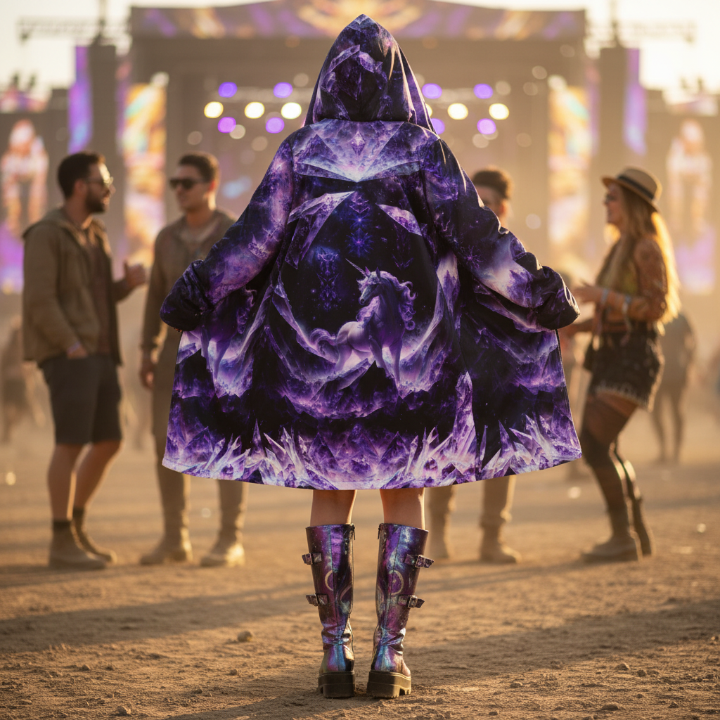 Amethyst Unicorn Cloak
