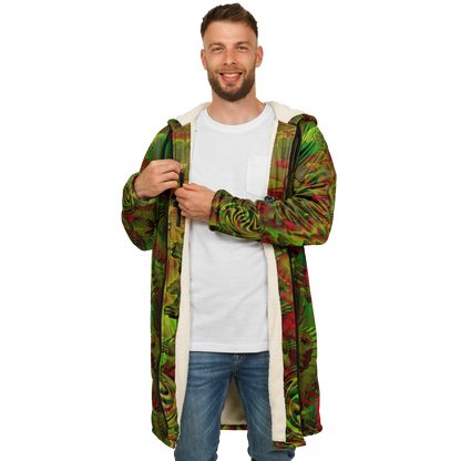 Shroom Flower of Life Green Cloak