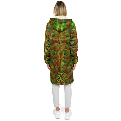 Shroom Flower of Life Green Cloak