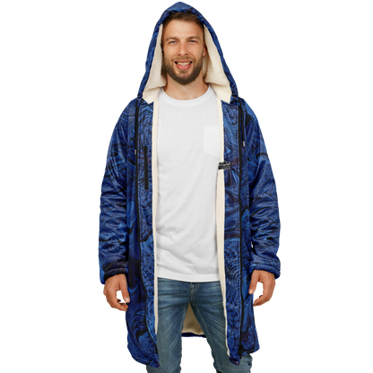 Metallic Blue Fractal Cloak