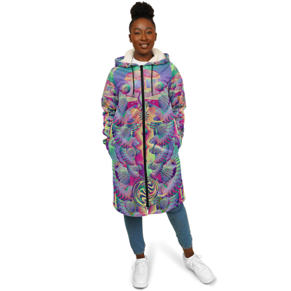 Shroom Flower of Life Pastel Rainbow Cloak