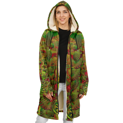 Shroom Flower of Life Green Cloak
