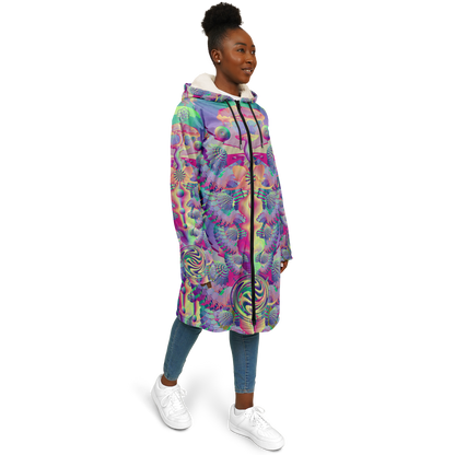 Shroom Flower of Life Pastel Rainbow Cloak