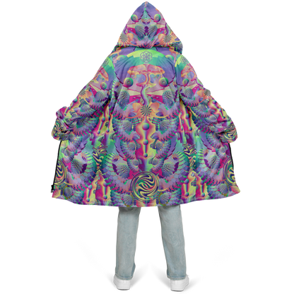 Shroom Flower of Life Pastel Rainbow Cloak