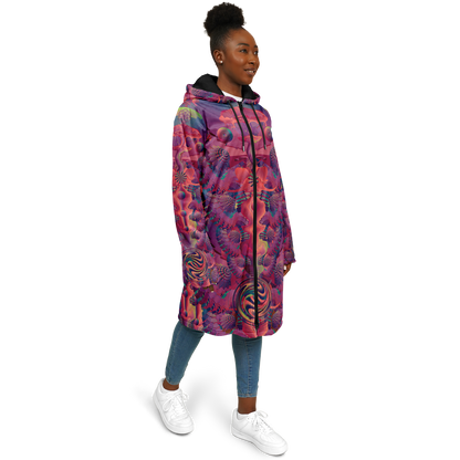 Shroom Flower of Life Fuchsia Cloak