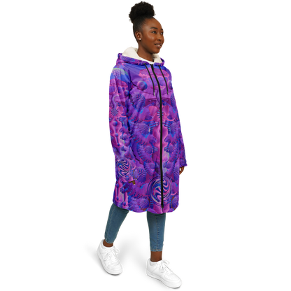Shroom Flower of Life Purple Cloak