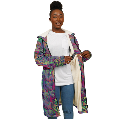 Shroom Flower of Life Dark Rainbow Cloak