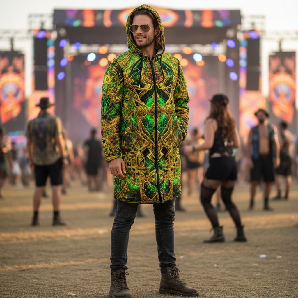 Cosmic Cross Yellow Cloak