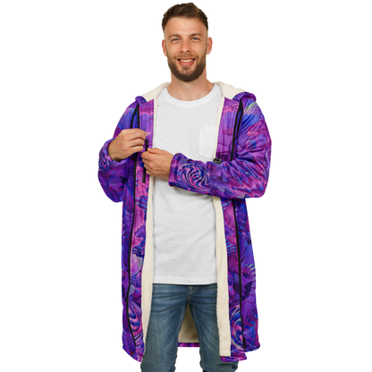 Shroom Flower of Life Purple Cloak