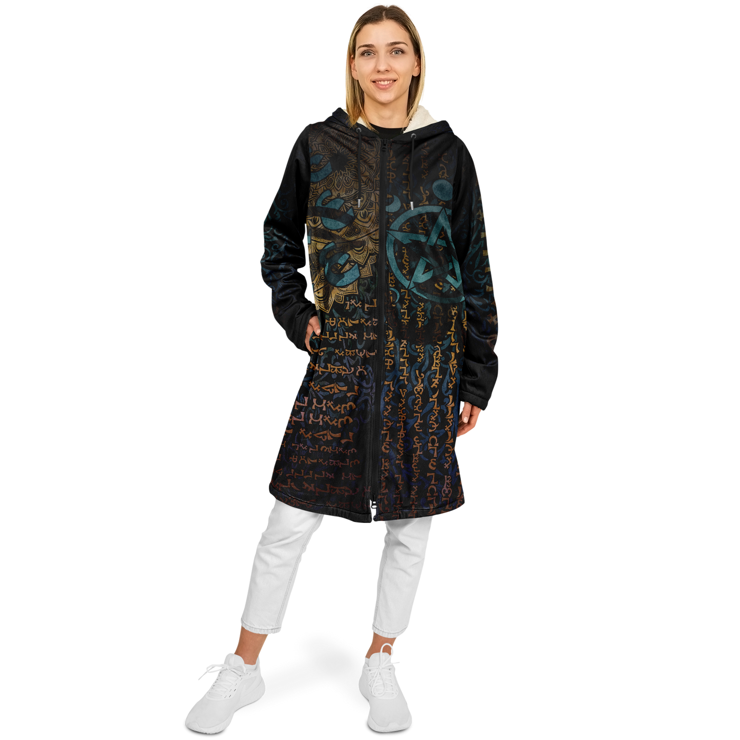 Enochian Vision Teal Cloak