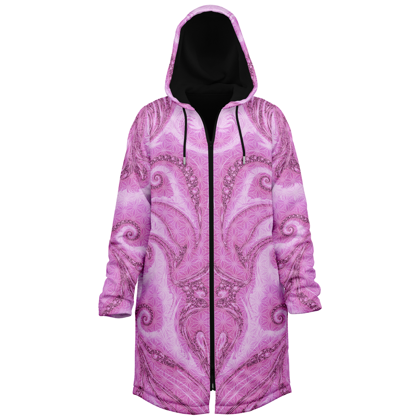 Pink Cosmic Flower of Life Cloak