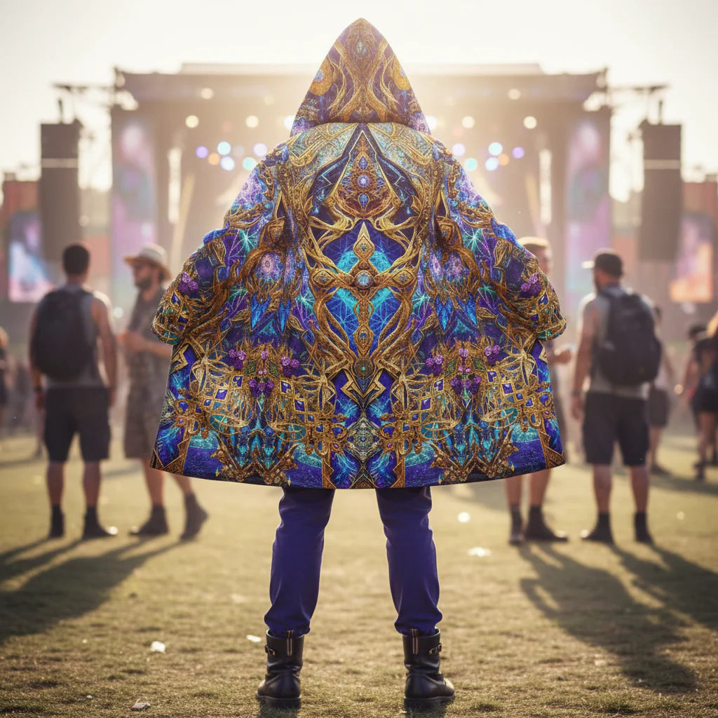 Cosmic Cross Gold Cloak