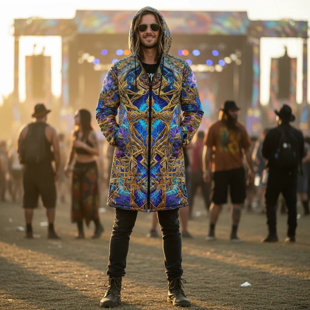 Cosmic Cross Gold Cloak