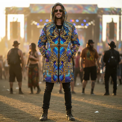 Cosmic Cross Gold Cloak