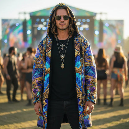 Cosmic Cross Gold Cloak