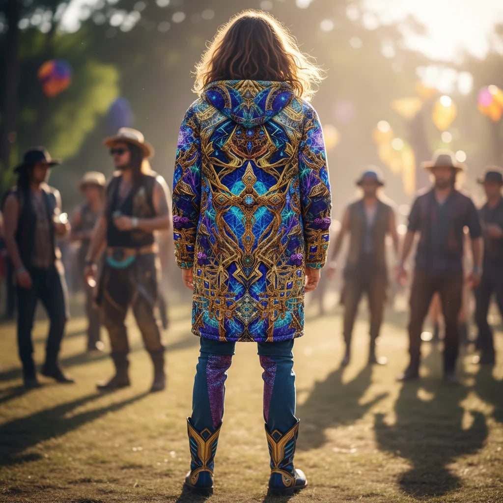 Cosmic Cross Gold Cloak