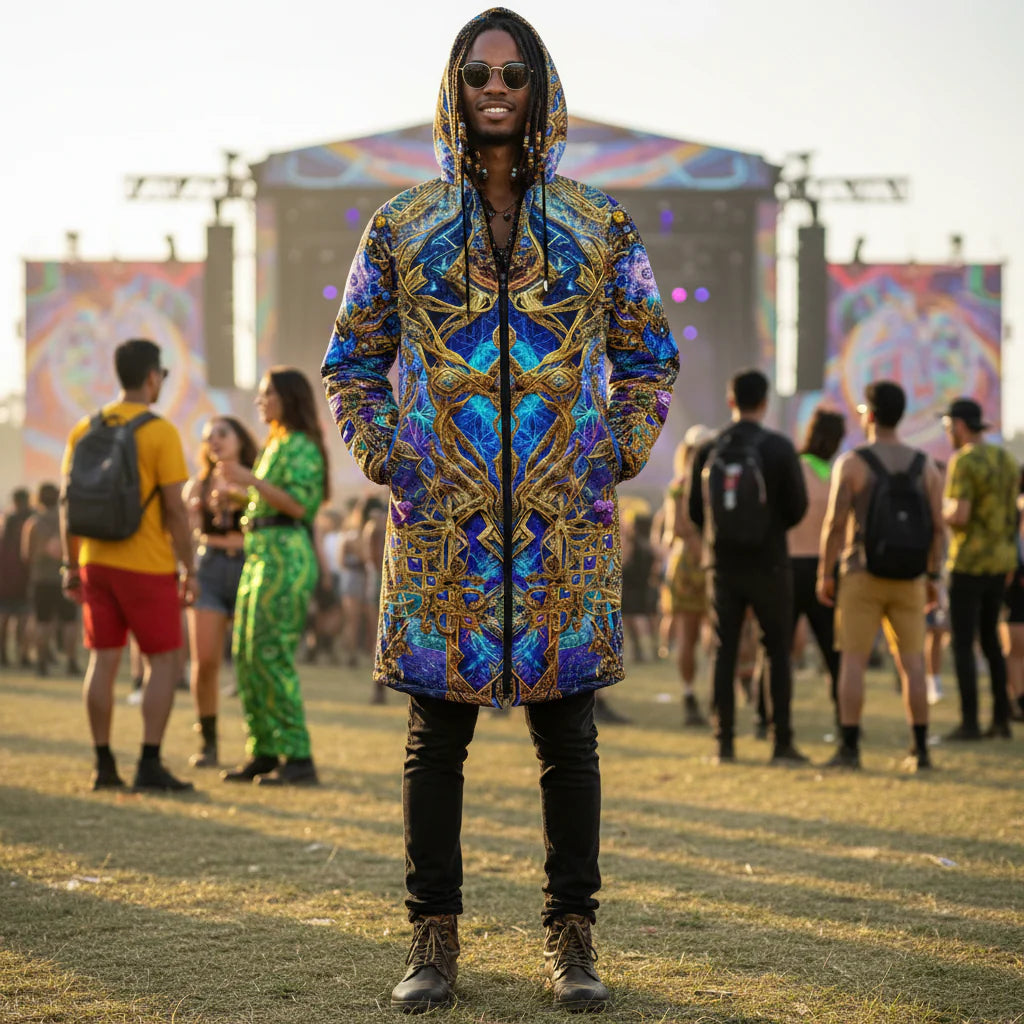 Cosmic Cross Gold Cloak