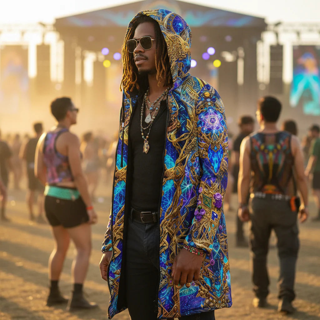 Cosmic Cross Gold Cloak