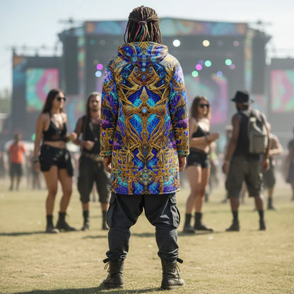 Cosmic Cross Gold Cloak