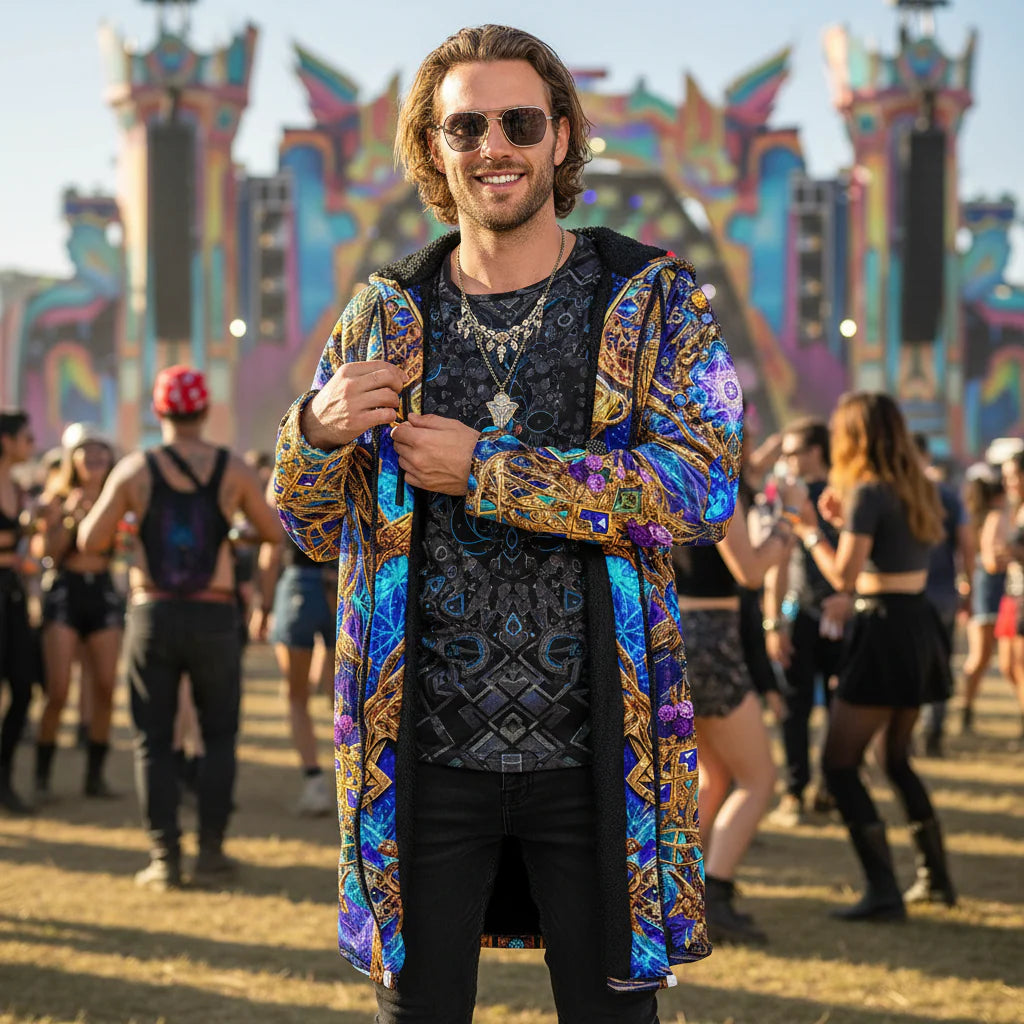 Cosmic Cross Gold Cloak