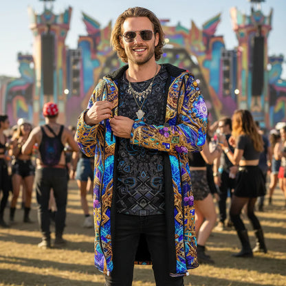Cosmic Cross Gold Cloak