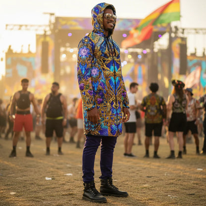 Cosmic Cross Gold Cloak