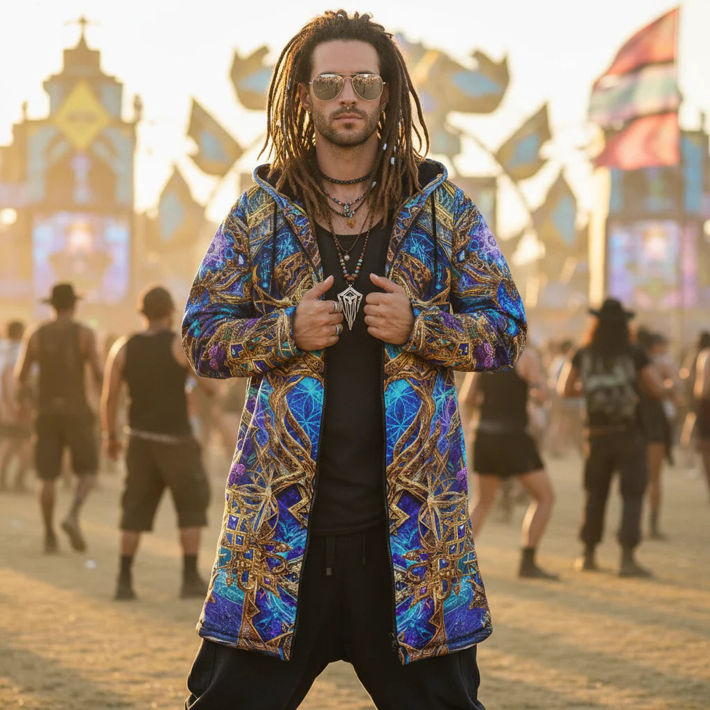 Cosmic Cross Gold Cloak