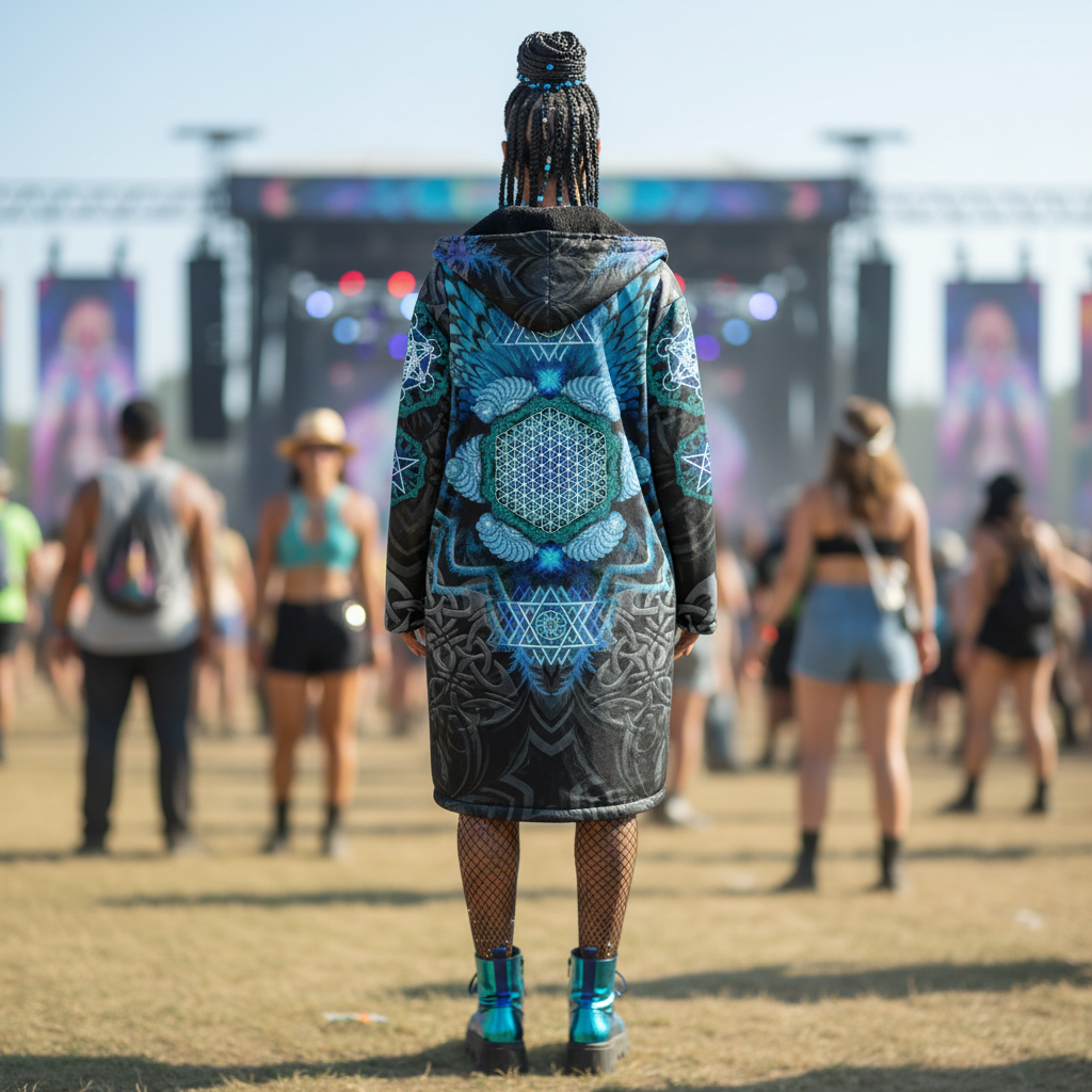 Angel Catcher Teal Cloak