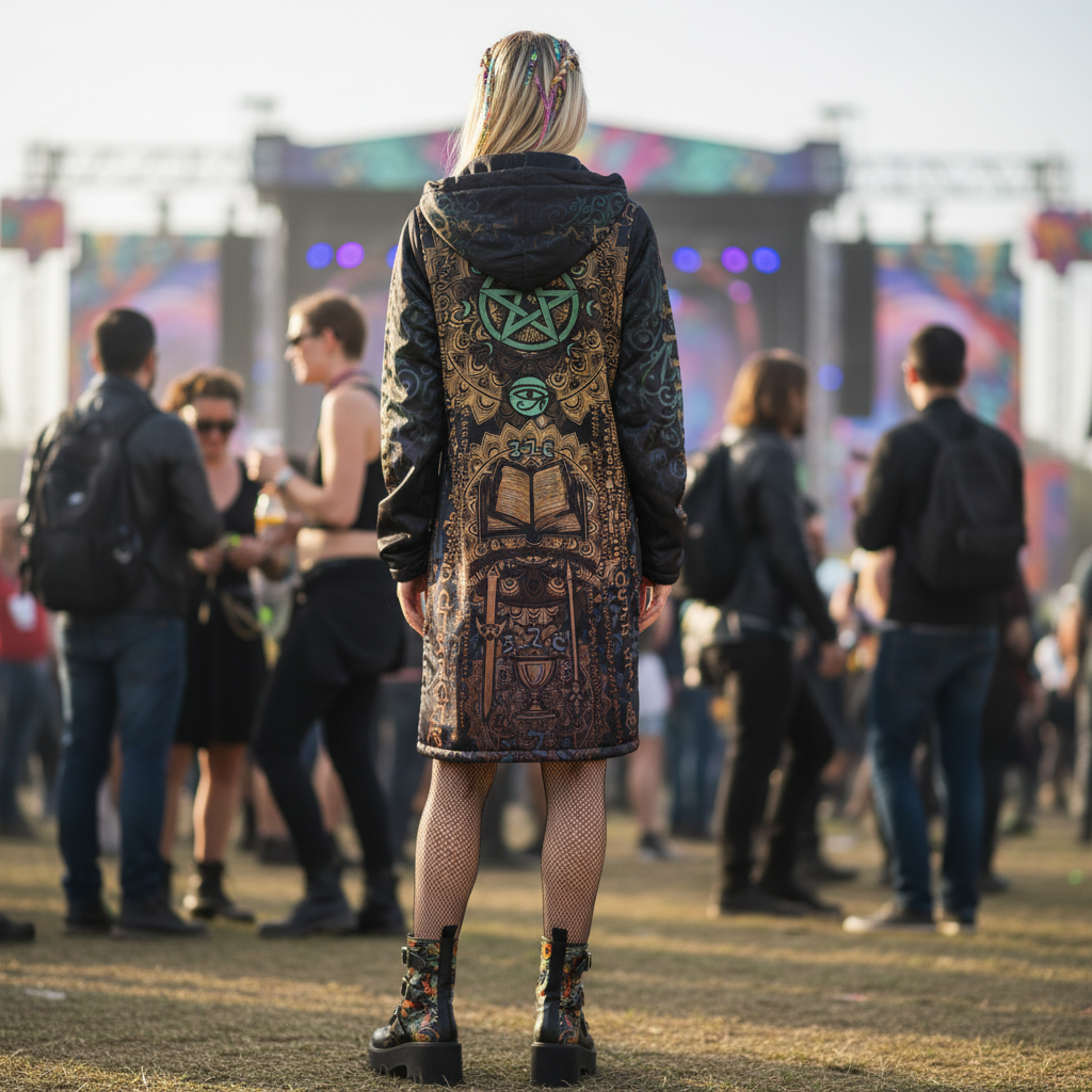 Enochian Vision Green Cloak