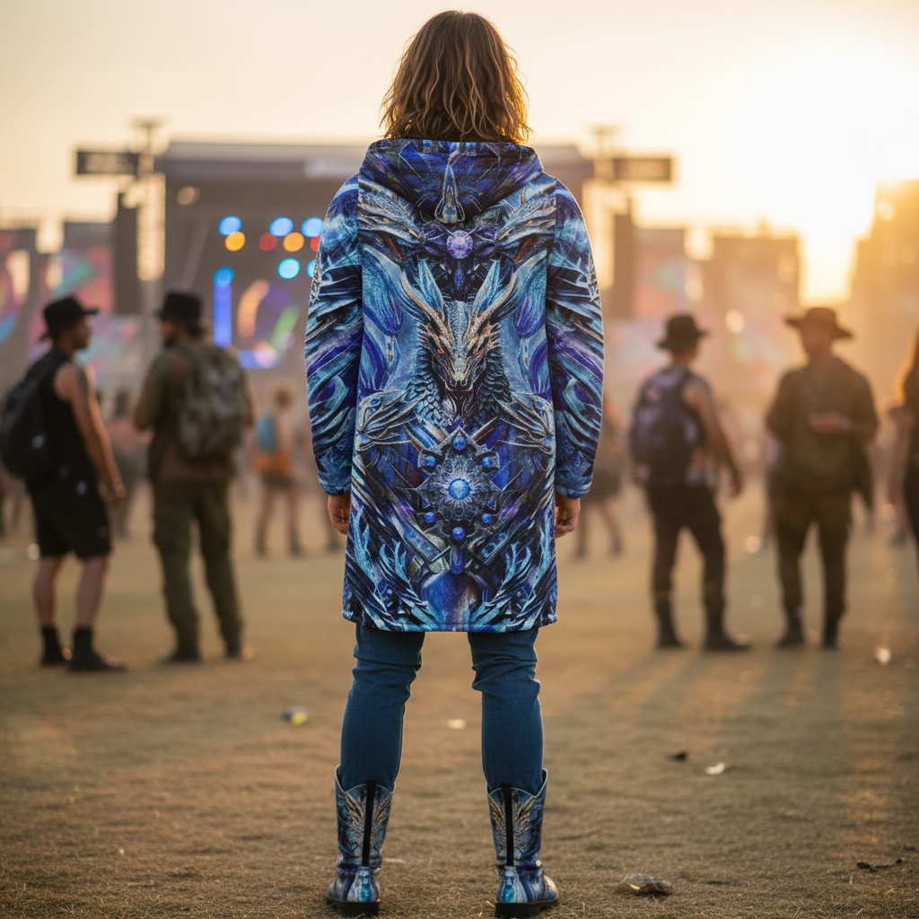 Electric Dragonscape Cloak