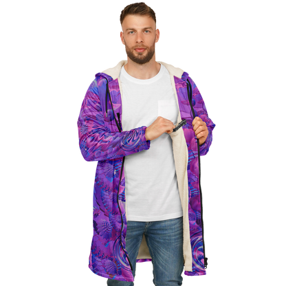Shroom Flower of Life Purple Cloak