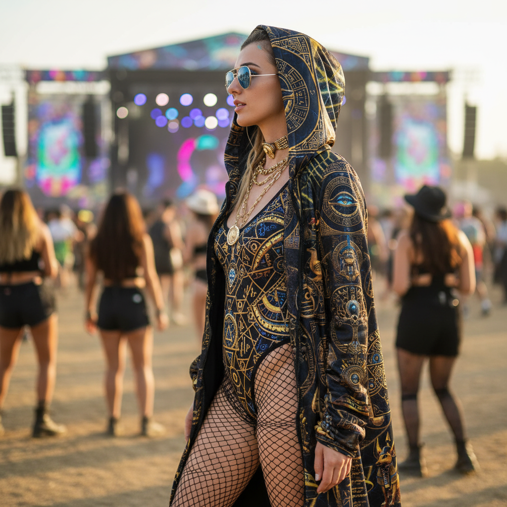 Egyptian Atlantis Gold Cloak