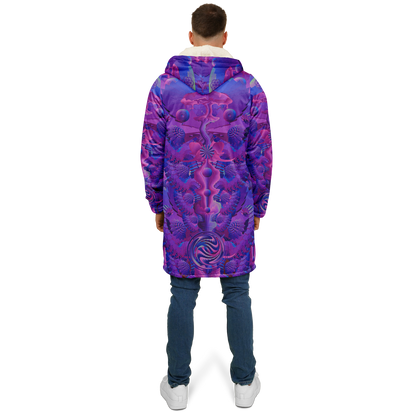 Shroom Flower of Life Purple Cloak