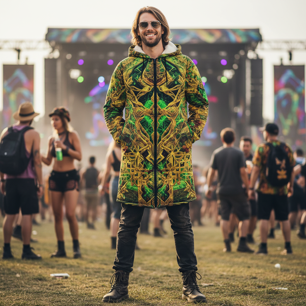 Cosmic Cross Yellow Cloak